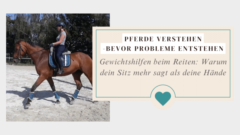 Gewichtshilfen beim Reiten